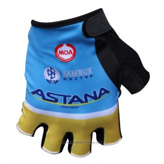 2014 Astana Guanti Corti Ciclismo