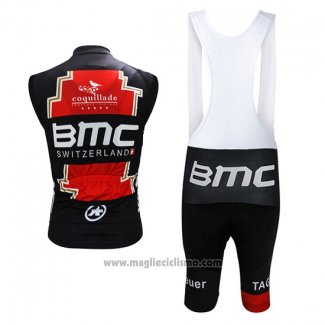 2017 Gilet Antivento BMC Rosso